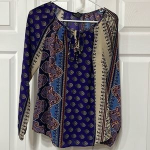 Stoosh long sleeve blouse size medium